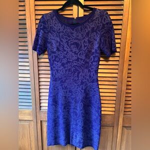 St John Purple Floral Dress